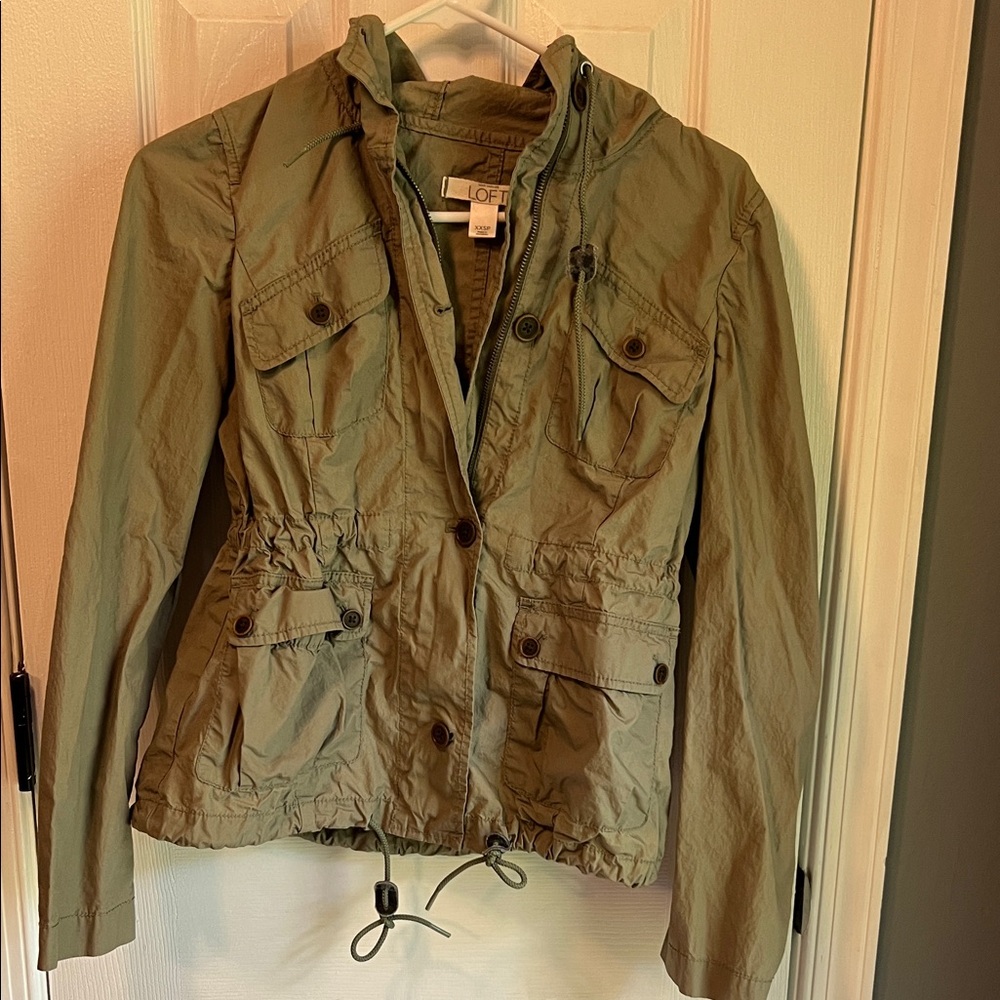LOFT Women's Green Utility Jacket